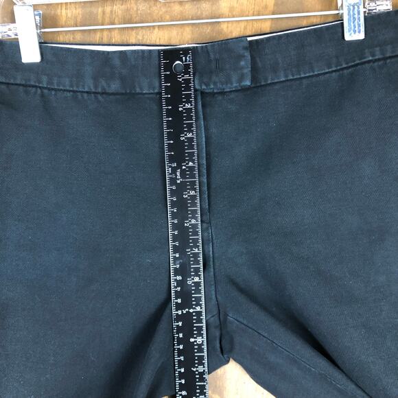 Ann Taylor LOFT Womens Pants Black Devin Capri Cotton Blend Stretch 8P - Picture 7 of 12